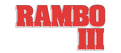 Rambo III logo for Sega Genesis